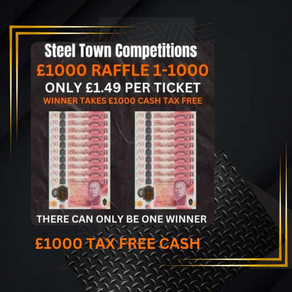 Win £1,000 Tax-Free Cash – Raffle Draw!