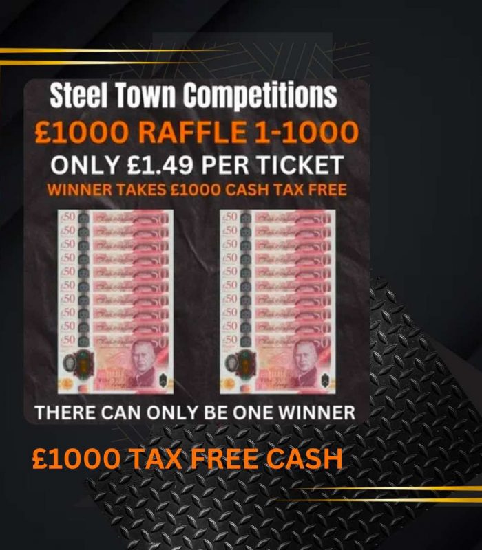Win £1,000 Tax-Free Cash – Raffle Draw!