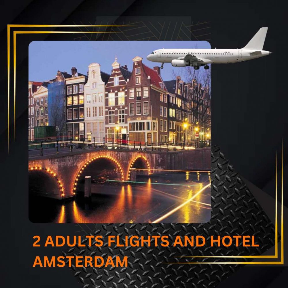 3-Night Amsterdam Getaway – River Views + £500 Spending Money!