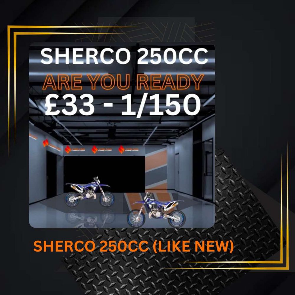 Win a Sherco 250CC Dirt Bike – Ultimate Off-Road Machine!