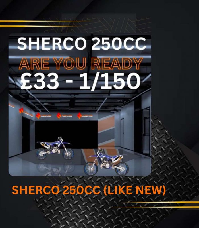 Win a Sherco 250CC Dirt Bike – Ultimate Off-Road Machine!